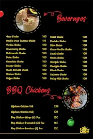 Dood's Burger menu 2