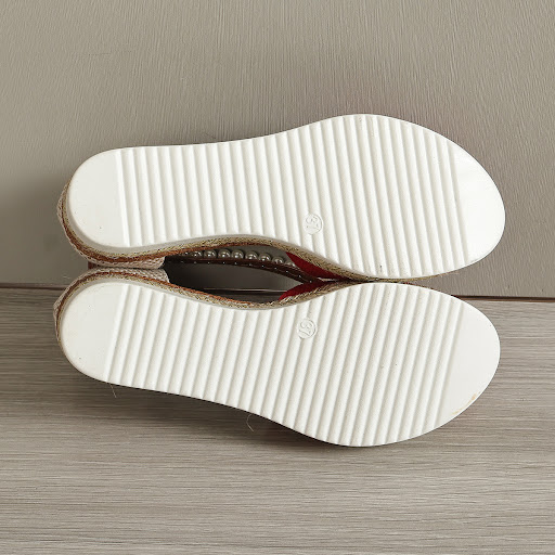 Title 10, Womens Wedge Bow Sandals Straw Rope Woven, com...