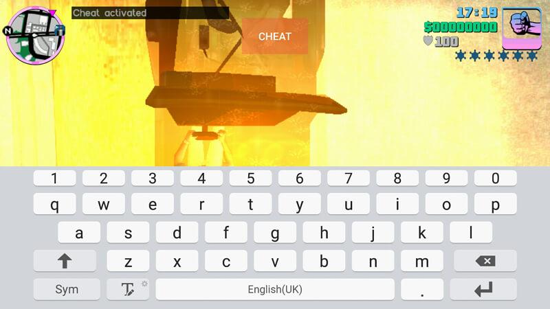 Game Keyboard for GTA VC