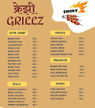 Crazy Grillz menu 1