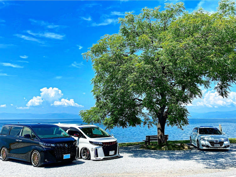 アルファードのBWLT・ご近所さん・クリスタルアイ・あのベンチ・コラボありがとうございましたに関するカスタム事例の投稿画像2枚目