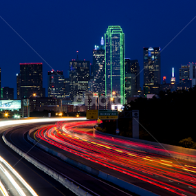City Lights by Fitz C - City,  Street & Park Skylines