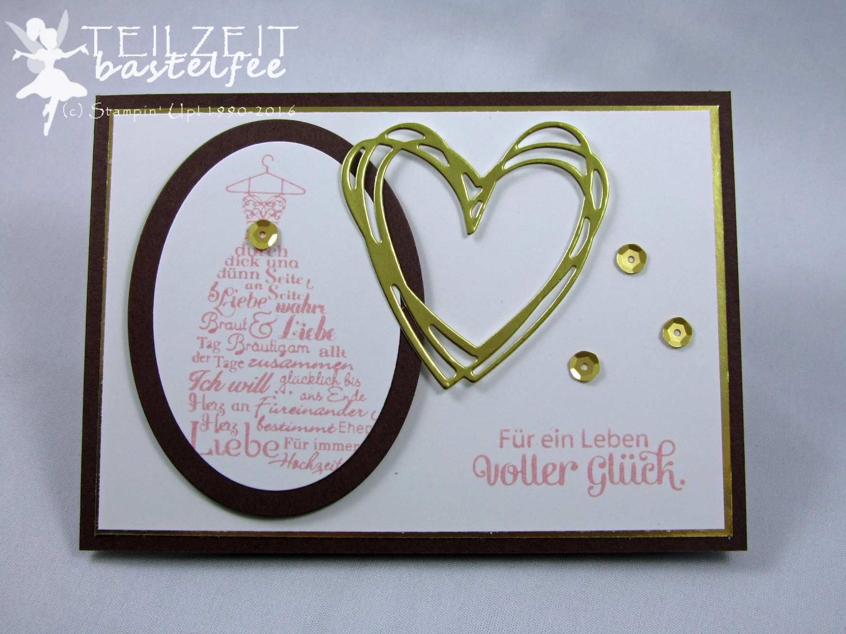 Stampin' Up! - Wedding, Hochzeit, Zum Schönsten Tag, Grüße voller Sonnenschein, Love&Laughter, Sunshine Sayings, Gesegnet, Blessed by God, Framelits Sunshine Wishes, neutrals, gold