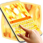 Bright Gold Keyboard Theme  Icon