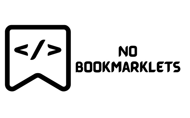 No Bookmarklets chrome extension