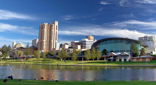 A neighborhood of Adelaide, South Australia.