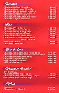 The Szechuan Shack menu 1