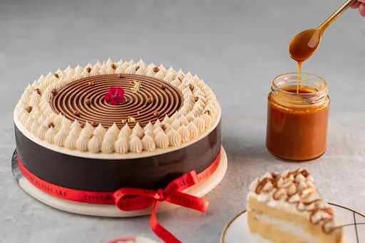 1/2 Kg Salted Caramel Layered Cheesecake