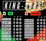 King Of Subs menu 4