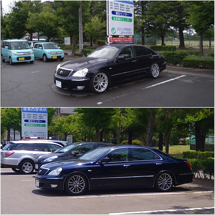 クラウンマジェスタの人間ドック・福島西部病院・WORK EMOTION M8R・WORK WHEELS・味噌ラーメンに関するカスタム事例の投稿画像2枚目