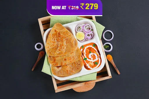 Paneer Lababdar Paratha Lunchbox