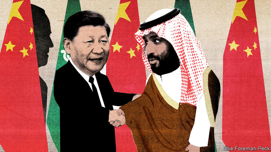 Персидский залив смотрит на Китай. Саммит в Саудовской Аравии будет посвящен энергии и деньгам, а также отправке сообщения Америке. Си прибыл с визитом в Саудовскую Аравию 7 декабря.