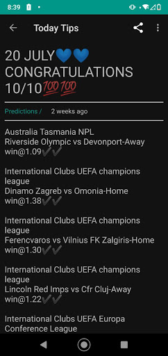 Odibets Soccer Predictions