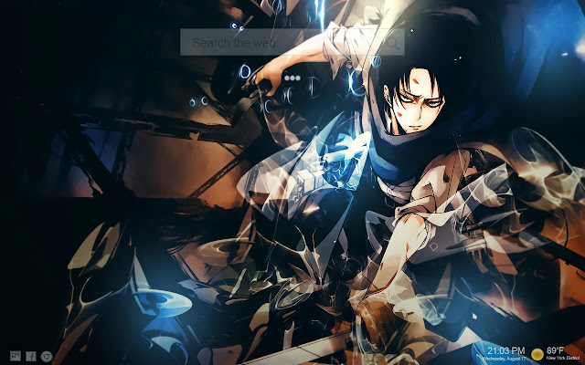 Levi Attack on Titan Temas de la nueva pestaña HD