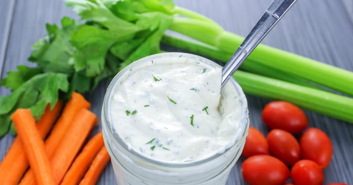 Homemade Ranch Dressing {Just Chill & Serve!} - Spend With Pennies