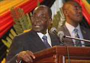 Robert Mugabe on the day the 91-year-old president read out the wrong speech at the opening of parliament.