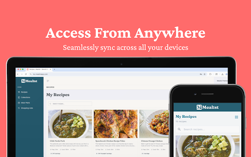 Mealist Recipe Manager screenshot 2
