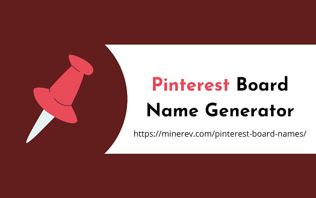 Pinterest Board Name Generator chrome extension