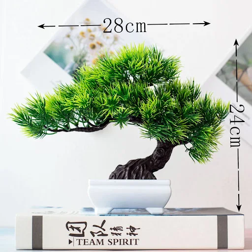 Title 20, Simulation plant potted grass ball bonsai tree ...