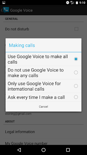 Google Voice Dialer