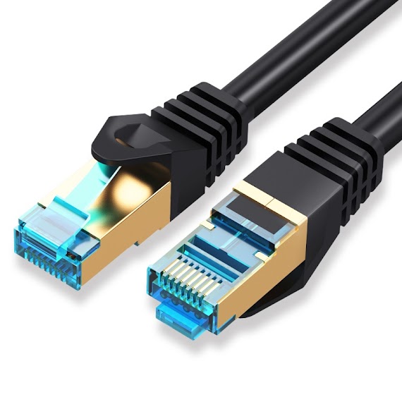 Dây Cáp Mạng Cat6 + Cat7 Vention Tốc Độ Đường Truyền 10Gbps/40Gbps