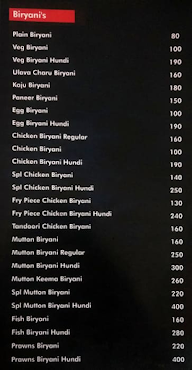 Hyderabadi Bawarchi menu 3