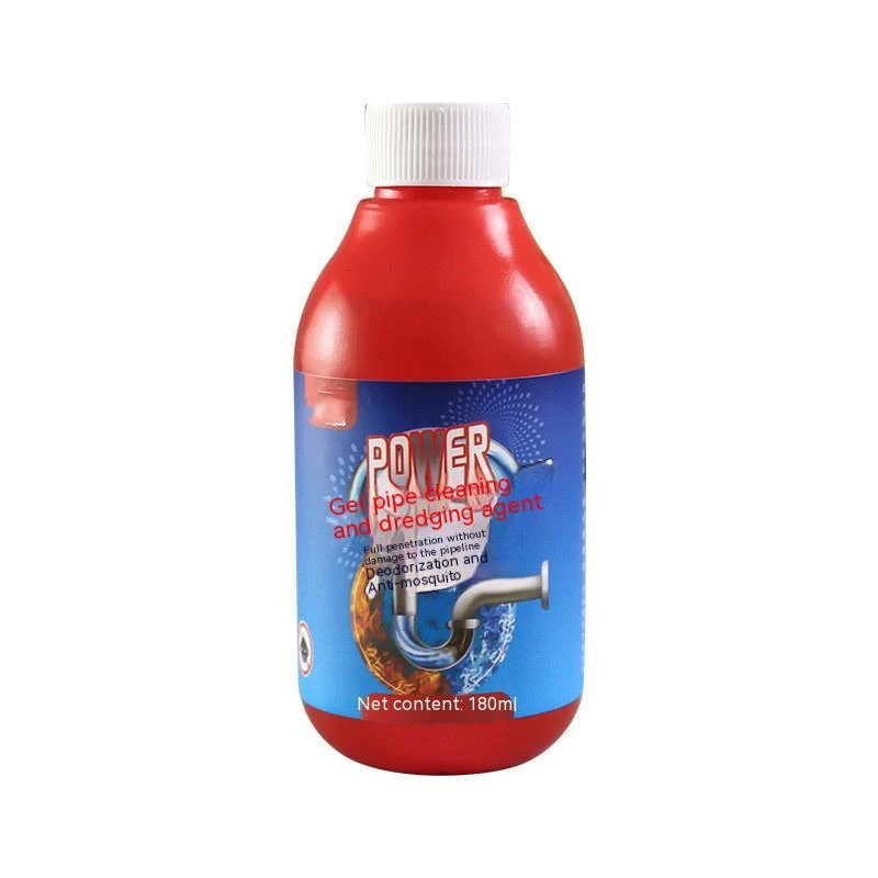 Agente líquido em gel para desentupir canos. Remove obstruções com eficiência. Fórmula poderosa e fácil de usar. Desentope ralos e tubulações rapidamente.