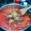 Thumbnail For Tomatoes, Tomato Sauce, And Seasonings Added To The Pan.