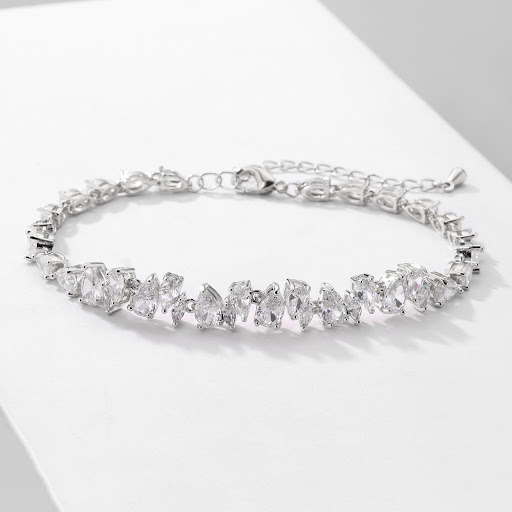 Title 10, Personalized Zircon Bracelet for Women Cold Sty...