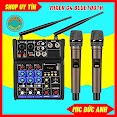 Mixer G4 Có Tặng Kèm 2 Tay Mic Không Dây Cao Cấp, Có Thể Kết Nối Ra Loa Kéo, Âm Ly Sử Dụng Dễ Dàng Bảo Hành 12 Tháng