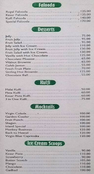 Vidhata Sagar Veg Restaurant menu 1