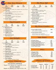 My Pizza menu 1