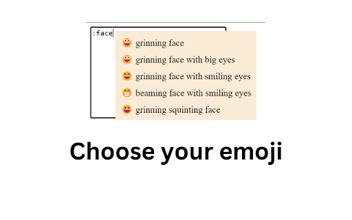 Emoji Menu