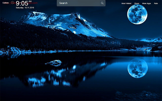 Beautiful Wallpapers Theme New Tab