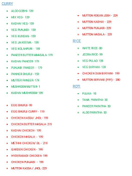 Indian Spice House menu 3