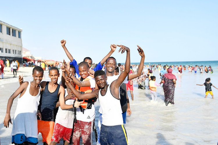 Revellers have a good time at Liido Beach