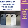 Kính Lưng I P 12 Pm ! Đen / Vàng / Xanh / Trắng