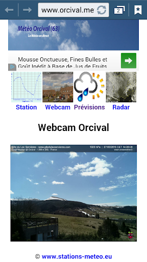 Météo Orcival 63