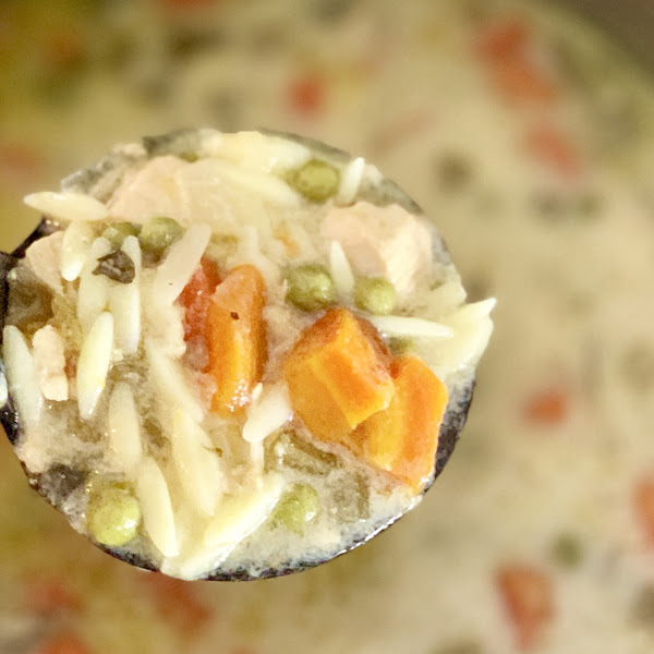 Chicken Orzo soup Gluten Free