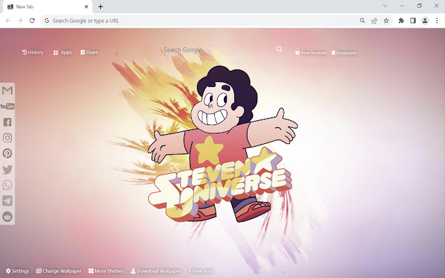 Steven Universe Wallpaper chrome extension