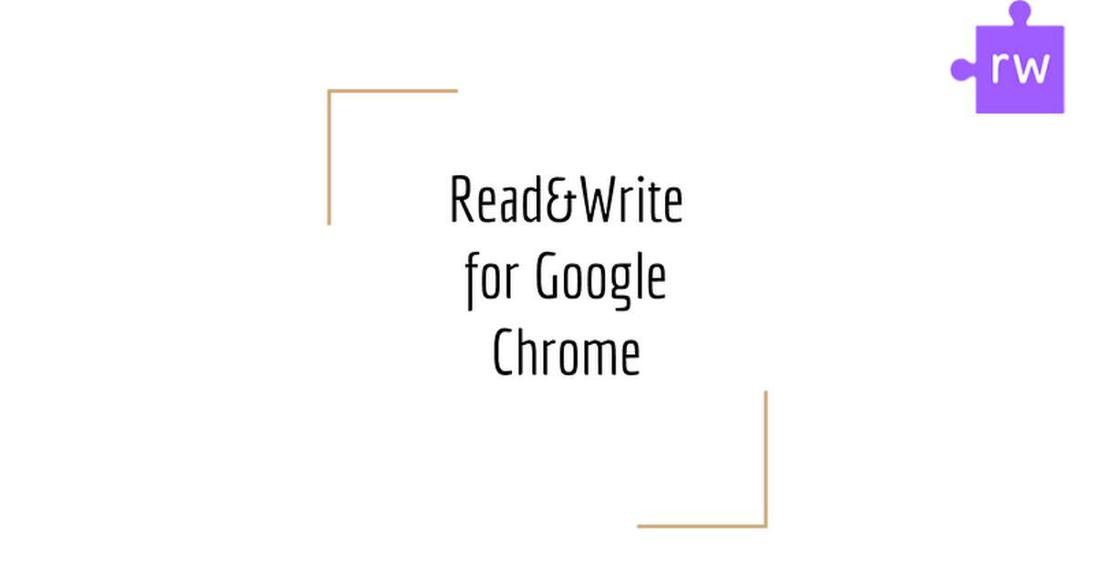 Read&Write  for Google Chrome 2