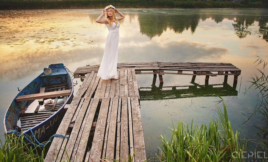 Fotografo di matrimoni Grzegorz Ciepiel (ciepiel). Foto del 2 settembre 2015