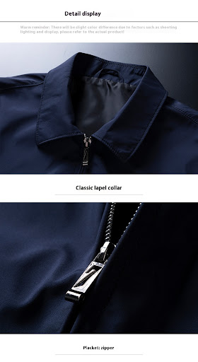 Title 7, Chaqueta con solapa de otoño invierno Ropa de h...
