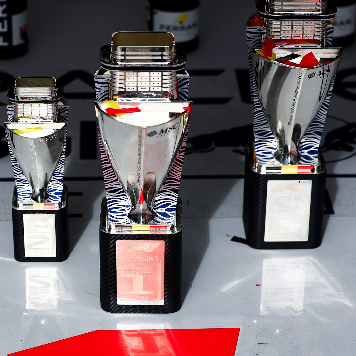 Another race weekend, another broken Red Bull trophy