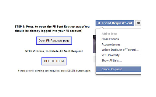 Batch Delete All FB Sent Requests