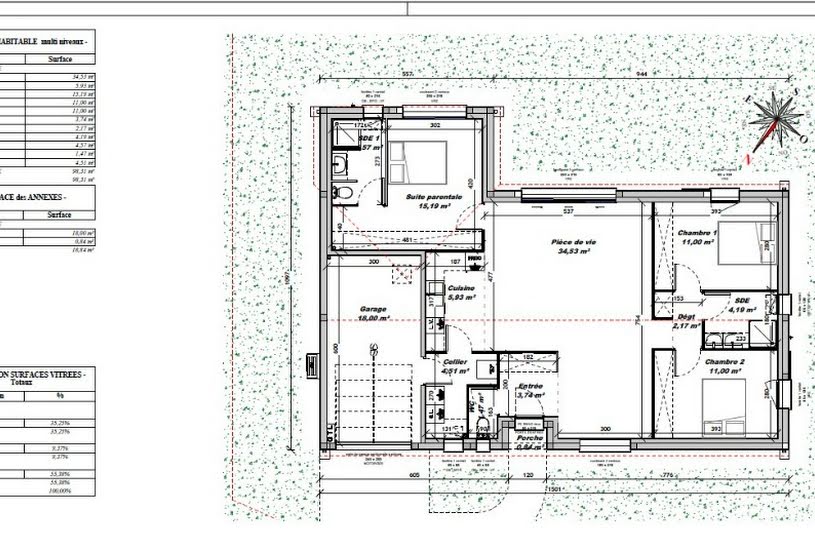  Vente Terrain + Maison - Terrain : 780m² - Maison : 98m² à Saint-Vaize (17100) 