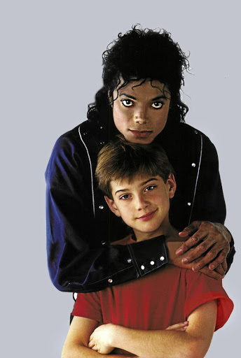 Michael Jackson with James Safechuck