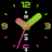 Huge Green Pink Watch Face icon