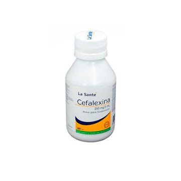 Cefalexina La Santé 250 mg Frasco x 60 ml  