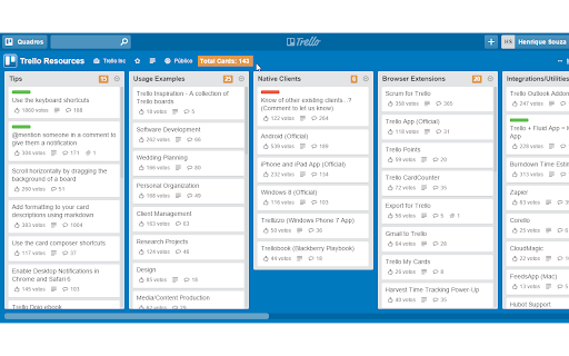 Official Card Counter Trello with Totalizer